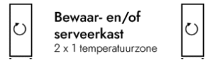 Bewaar- en/of serveerkast