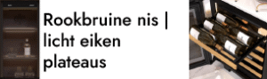 Rookbruine nis | licht eiken plateaus