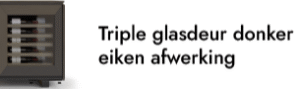 glasdeur donker eiken ombouw