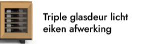 glasdeur licht eiken ombouw