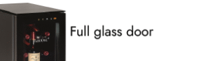 Full glass door Tête à Tête