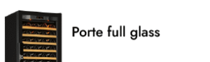 Porte entièrement vitrée Compact