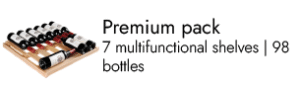 Premium pack - 98 bottles