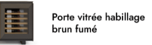 porte en verre cadre en chêne foncé