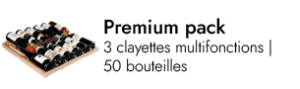 Pack Premium - 50 bouteilles