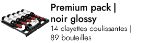Pack Premium - 89 bouteilles noir