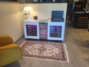 Harmonie in de showroom in Frankrijk